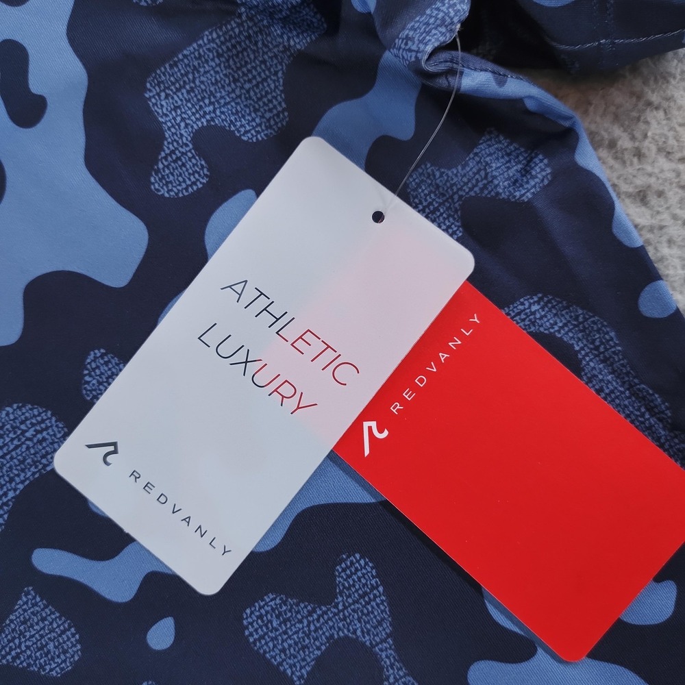 Redvanly Polo Shirt Mens 2XL Midnight Navy PUREpoly Camo Golf R2513-BARRES - Picture 11 of 16